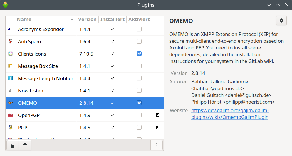 Gajim-plugins